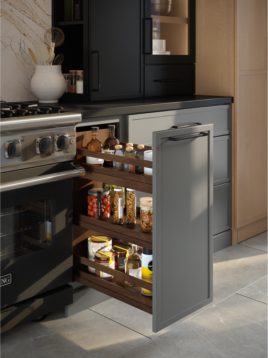 Woman sitting on a hardwood floor with a coffee mug in her hand.