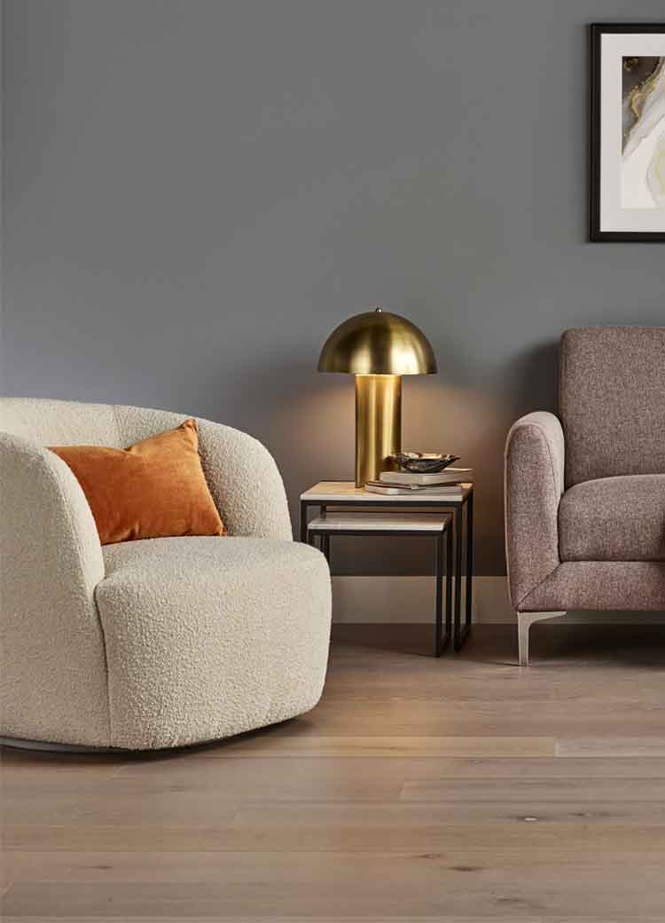 installed hardwood flooring in home