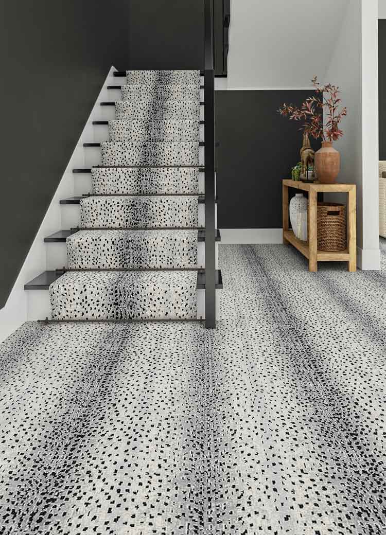 Animated carpet exploded view